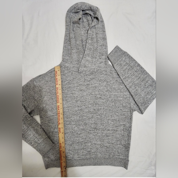 GAP, NWOT, Cozy Gray Marbled Hoodie, Long Sleeve Size XS - Picture 5 of 6